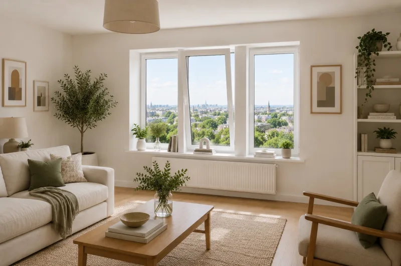 white tilt and turn windows