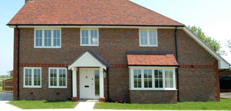 white upvc front door cost