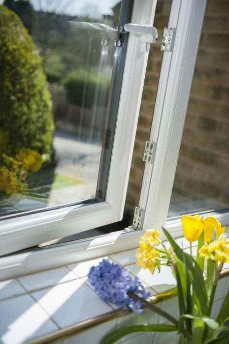 open casement window