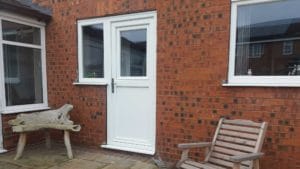 white upvc stable doors