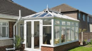 Edwardian Conservatory with Cresting Finials