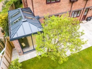 Edwardian Conservatory with Panelled Solid Roof Yorkshire