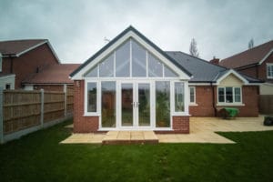 Pitched Pointed Gable Conservatory Apex